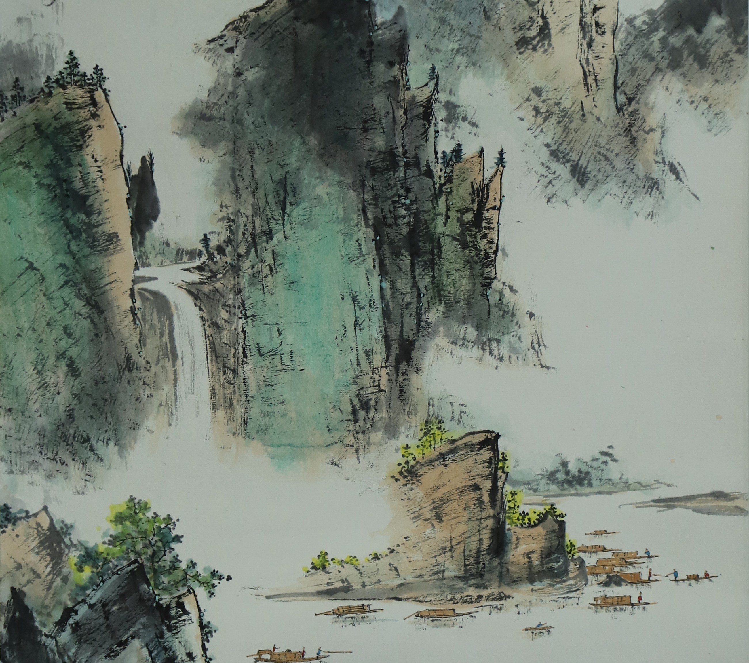 谢稚柳|山水清音|北京慈成
